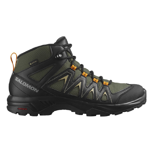 Salomon X Braze Mid GTX - Black/Olive