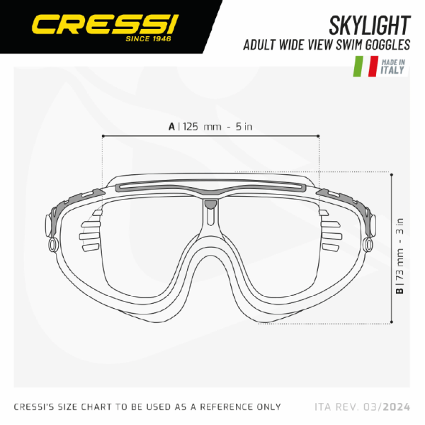 Cressi Skylight Swim Goggles - Image 3