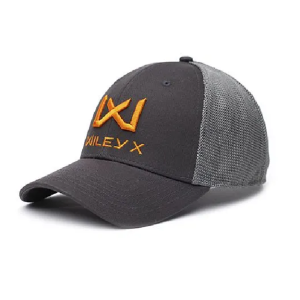 Wiley X Trucker Cap - Dark Grey/Orange