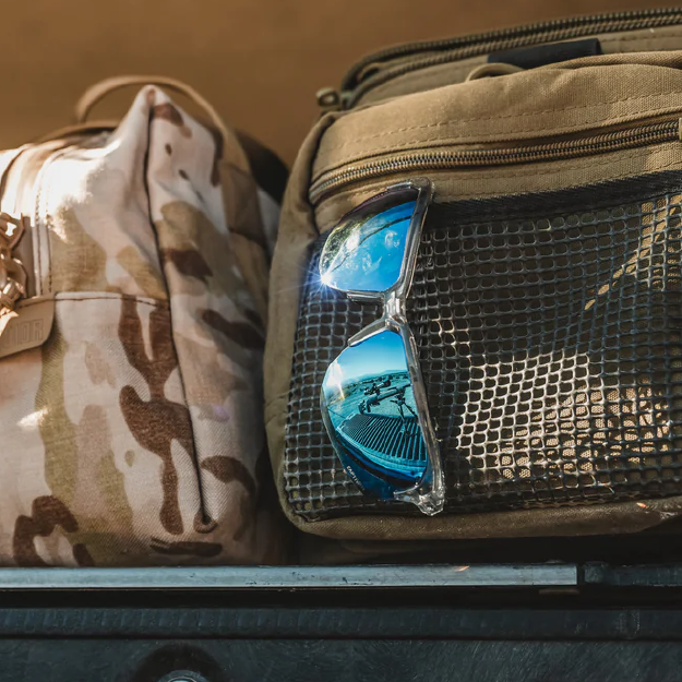 Wiley X JALK - Gloss Crystal Grey Frame/Polarized Blue Mirror Lens - Image 4