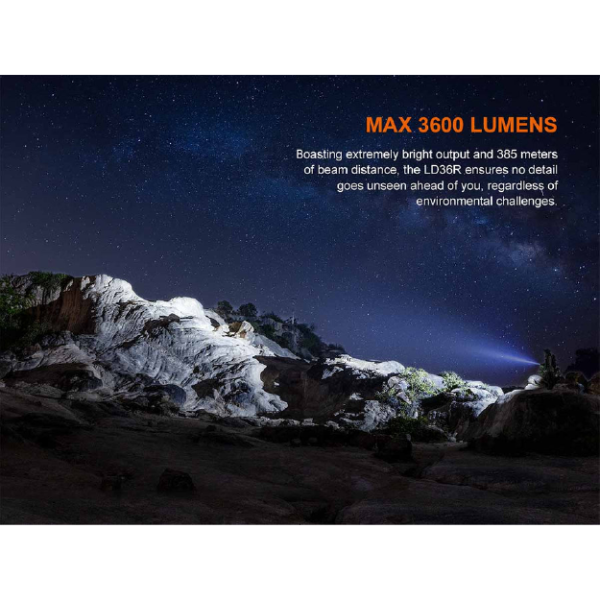 Fenix LD36R Multicolor Flashlight - Flame Camo - Image 2
