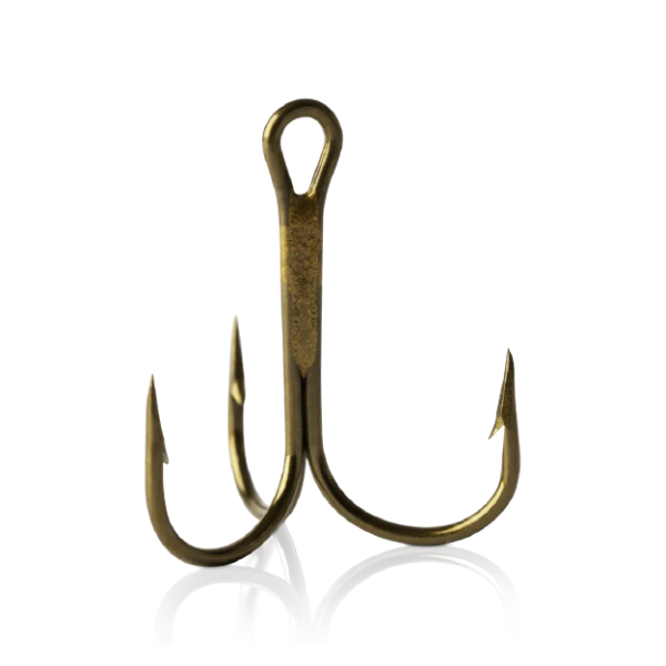 Mustad Round Bend Treble Hook (Pack of 25)