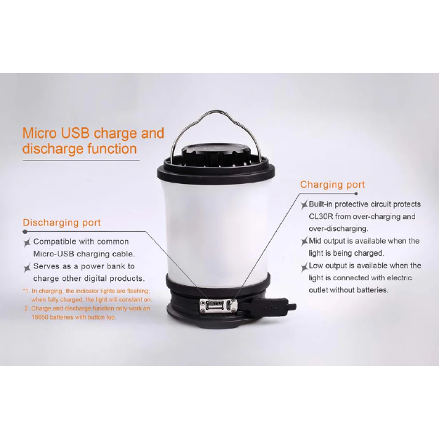 Fenix CL30R USB Rechargeable Camping Lantern - Image 3