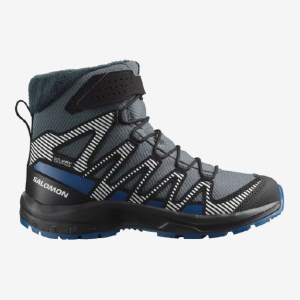 Salomon XA PRO V8 Winter Waterproof Junior - Black/Blue