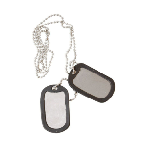 Kombat Dog Tags - Silver