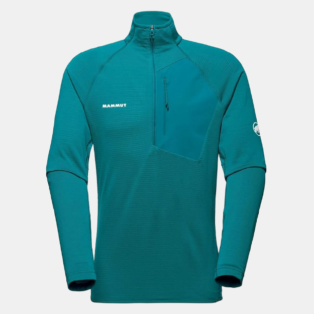 Mammut Aenergy ML Half Zip Pull Men - Deep Teal