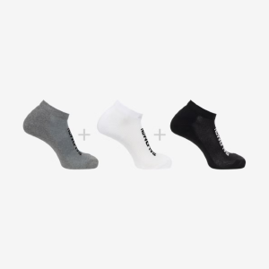 Salomon Sportstyle Everyday Low Socks - BL/WT/GR